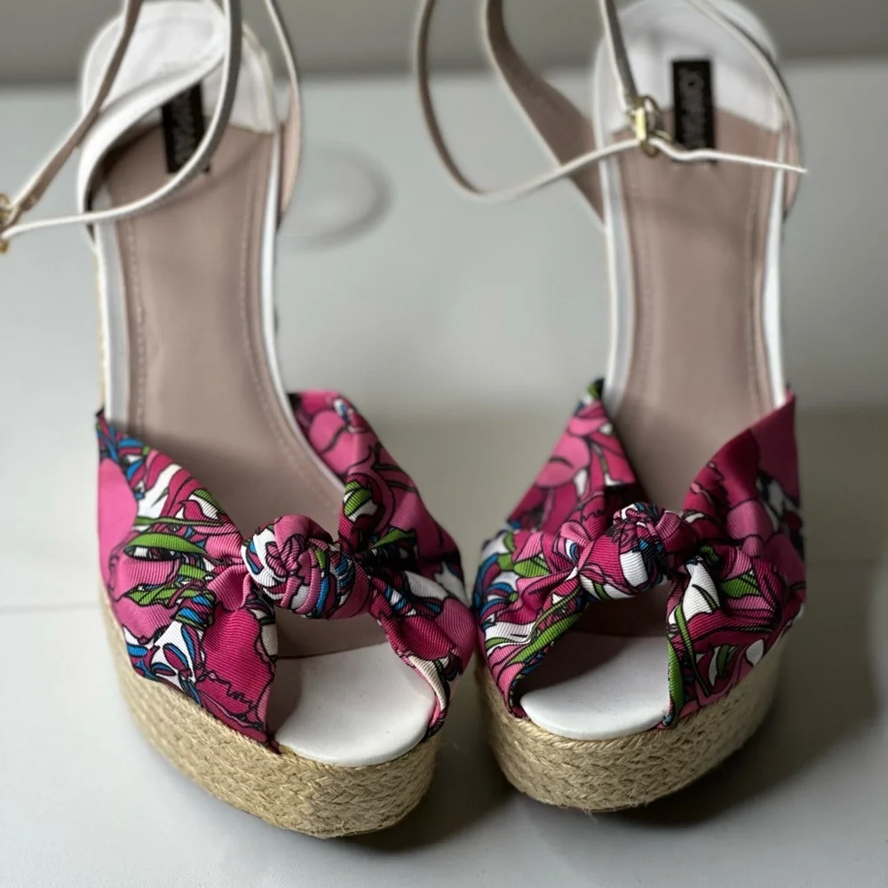 SS6620Joan David Boho Chic‎ Espadrille Sandals size 9